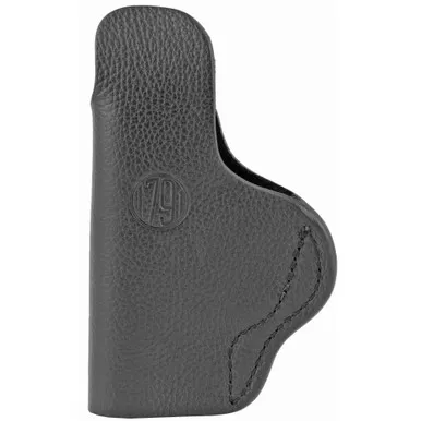 1791 Gunleather 1791 Gunleather Smooth Concealment Inside Waistband Holster for Right Hand, Black Leather - Model SCH-3-NSB-R