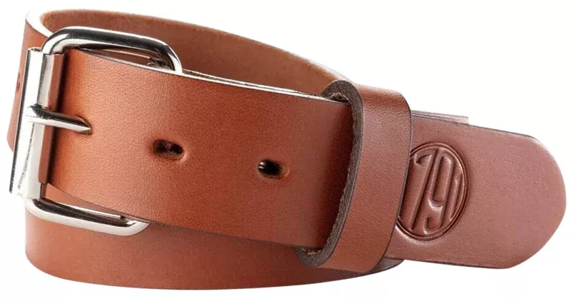 1791 Gunleather BLT013438CBRA 01 Gun Belt Classic Brown Leather 34/38 1.50" Wide Buckle Closure