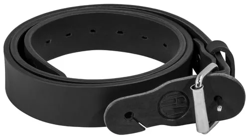 1791 Gunleather BLT013438SBLA 01Gun Belt Stealth Black Leather 34/38 1.50" Wide Buckle Closure