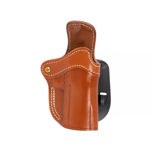 1791 Gunleather ORPDH24CBRR BH2.4 Optic Ready OWB 2.4 Classic Brown Leather Paddle Fits Walther PPQ/Sig P320/Springfield XD-M