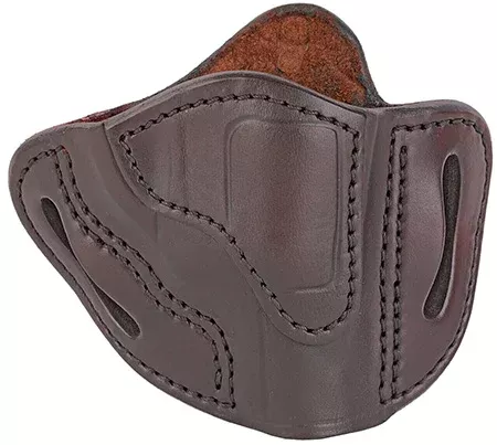 1791 Gunleather RVH1SBRR RVH1 OWB Size 01 Signature Brown Leather Belt Slide Fits S&W J Frame/Ruger LCR/S&W 38 Belt Up to 1.75" Wide Right Hand