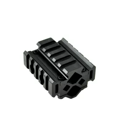 2.4" Tri Rail for Barrel OD 0.51" - 0.78" with Laser Clamp