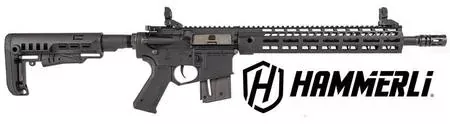 22 Hammerli TAC R1 Blued Synthetic 16″ Threaded with Sights
