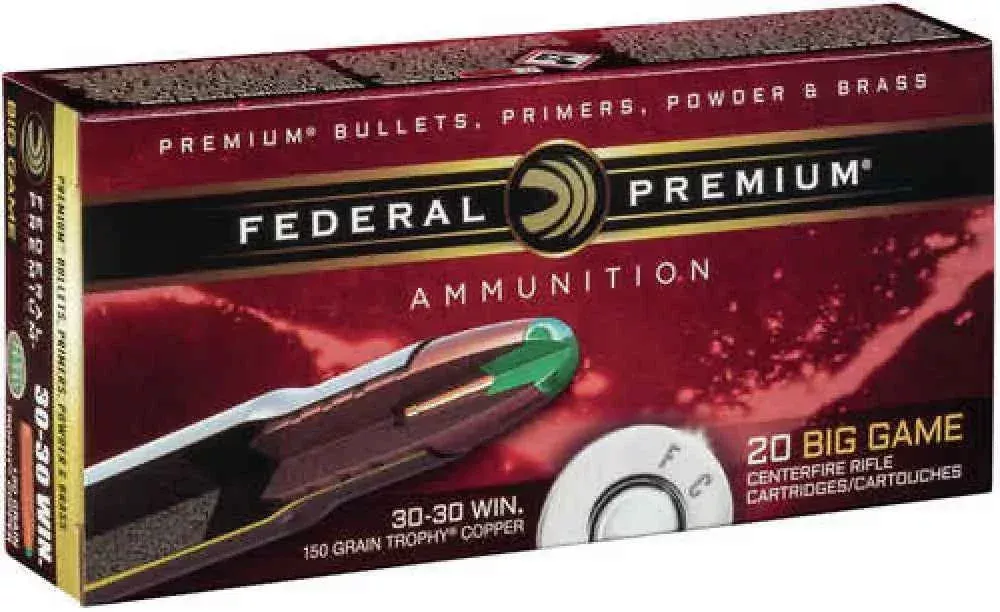 30-30 Ammo: Federal Premium Trophy Copper Power for Precision Shooting