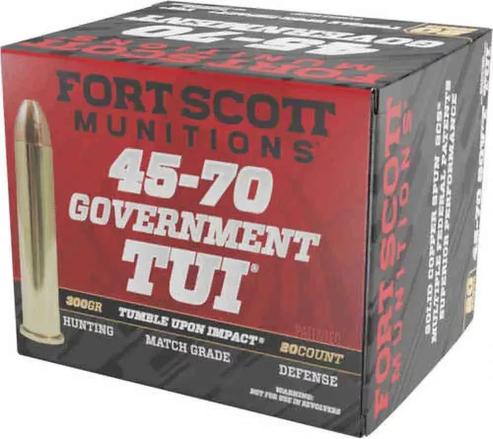 45-70 Ammo Power Box from Fort Scott Munition - Precision & Performance