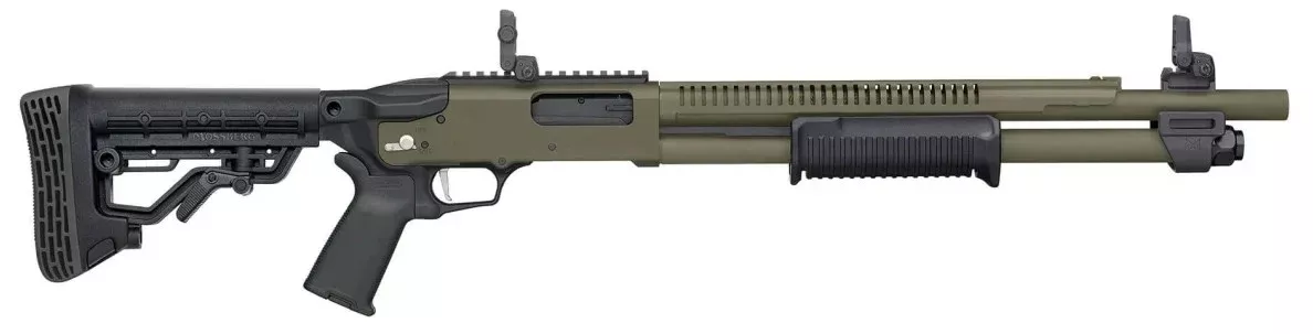 590R 12 Gauge 18.5" 3" Pic Rl ODG/Blk 6rd