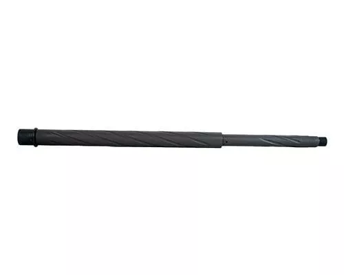 6.5 Grendel 20″ Parkerized Spiral Fluted Heavy Barrel 1:8 Twist Rifle Length Gas System – 2100-B6.5RHB2018PSF