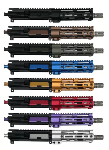 7.5 AR-15 .223 Wylde Pistol Upper, Stainless Steel M4 Barrel 1:7 Twist, 7″ Rail