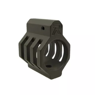 .750 Low Profile Steel Gas Block Caged with Roll Pins & Wrench - Cerakote ODG