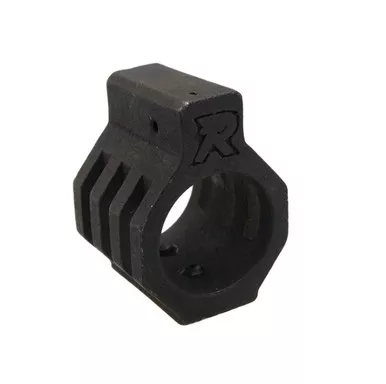 .750 Low Profile Steel Gas Block Caged with Roll Pins & Wrench USA MADE - Black
