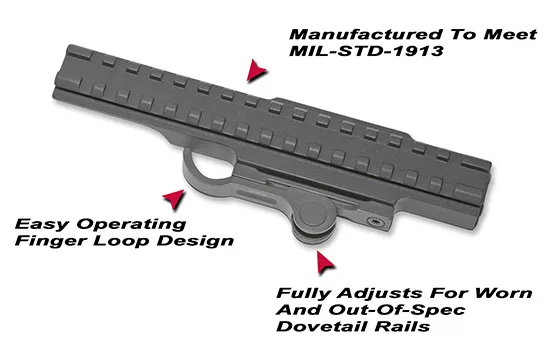 Accucam Quick Detach Scout Length Mounting Base