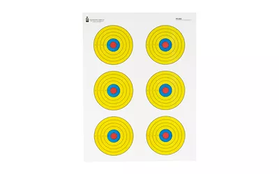 ACTION TGT BRIGHT 6 BULLSEYE 100PK