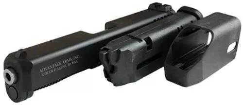 Advantage Arms Conversion Kit, 22LR, Fits Glock Generation 5 19/23, Black Finish, Standard Sights, 1-10Rd Magazine, Includes Range Bag AACG19-23G5