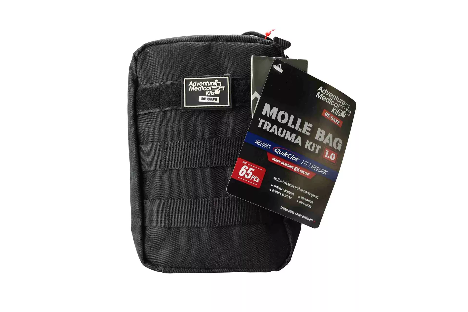 Adventure Medical Kits 2064-0299 MOLLE Bag Trauma Kit 1.0 – Black – 2064-0299