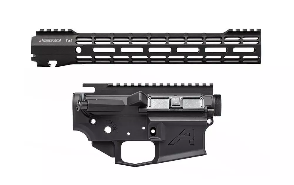 Aero Precision M4E1 Builder Set w/ 12″ ATLAS S-ONE M-LOK Handguard – Anodized Black – APCS100187