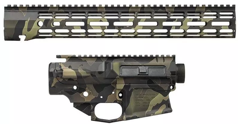 Aero Precision M4E1 Builder Set w/ 9.3″ Enhanced M-LOK Handguard – MTC Dark Camo – APCS100796