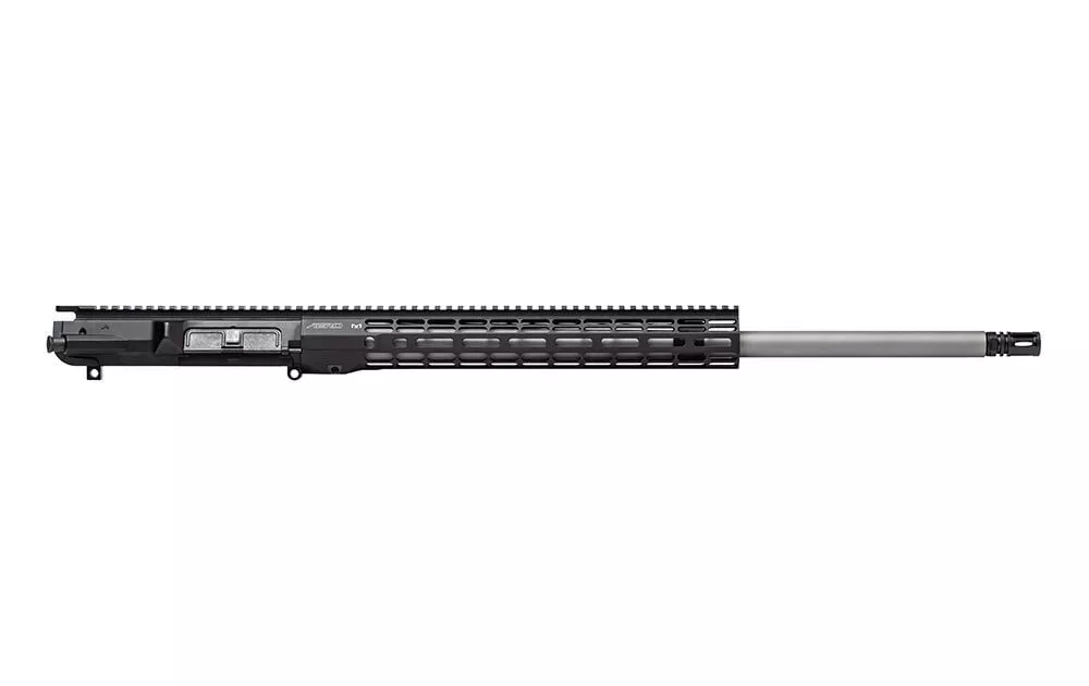 Aero Precision M5 Complete Upper 24″ 6.5 Creedmoor SS Rifle Barrel ATLAS R-ONE 15″ M-LOK HG – Anodized Black – APAR538705M47