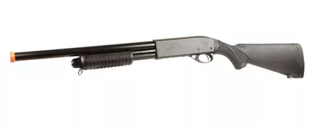 AGM Spring Powered Airsoft Gun M500 Metal Full Stock Shotgun - FPS 400