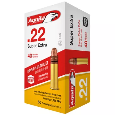 Aguila Ammunition 22LR 40GR Super Extra Solid Point 50 Round Box