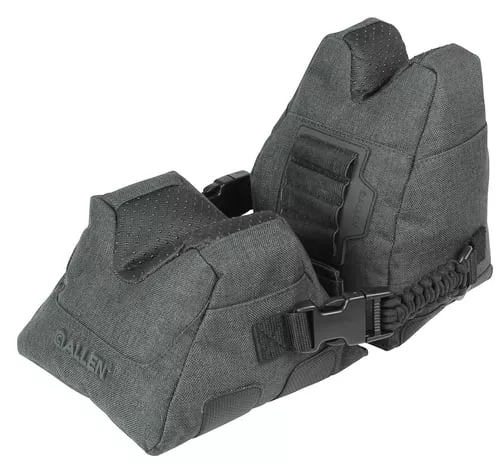 Allen 18417 EliminatorPrefilled Front and Rear Bag, Gray Polyester, Side Release Buckles, Weighs 4.50 lbs., 11.50" L x 7.50" H