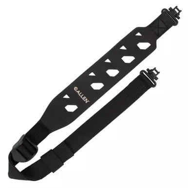Allen Company Hyperlite Sling, Hypalon Construction, Matte Finish, Black, Includes Sling Swivels 8535