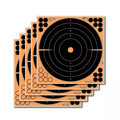 ALLEN EZ AIM 12″ BULLSEYE 5PK