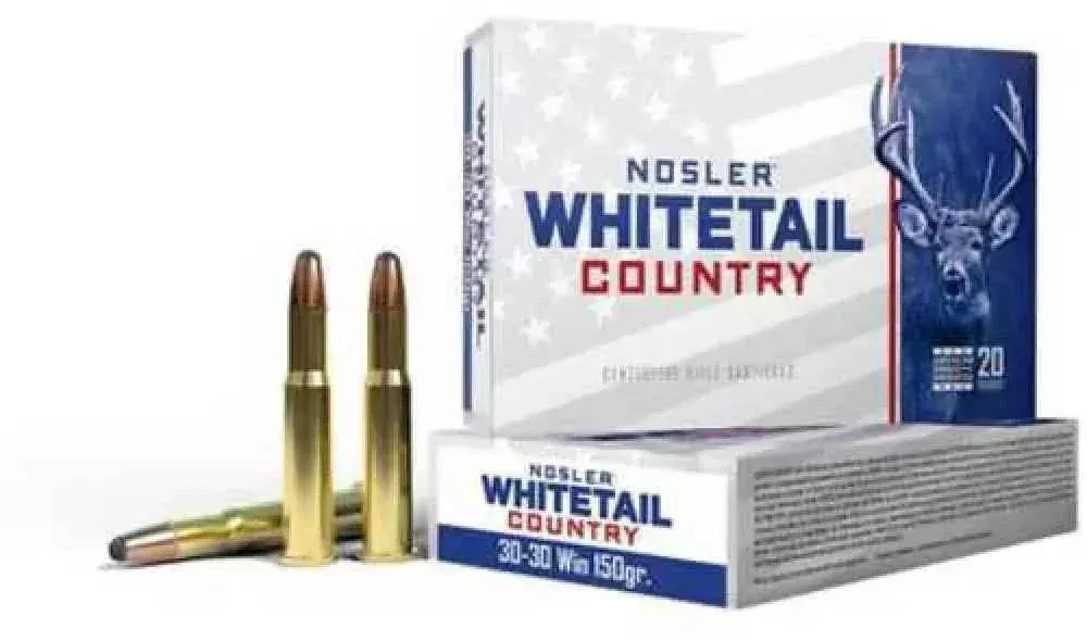 Ammo: Nosler Whitetail Country 150gr Spitzer for Superior Accuracy