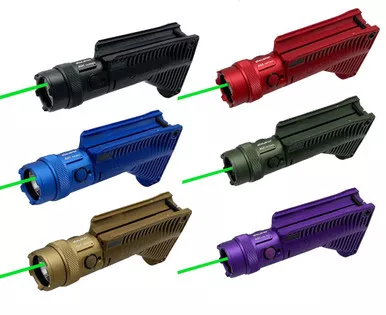 Angle Grip Green Laser and Tactical Flashlight