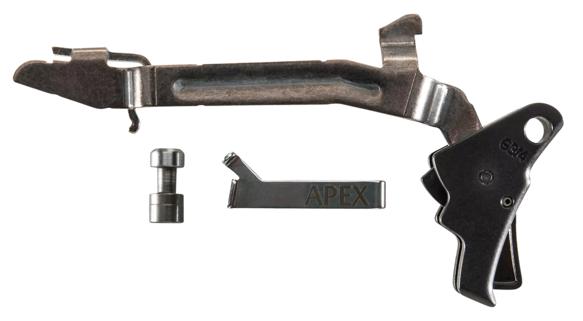 Apex Tactical 102115 Action Enhancement Trigger Kit Drop-in Trigger with Black Finish for Glock 17,17L,19,22-27,31-35 Gen3-4 – 117839