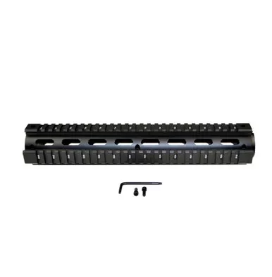 AR-15 12" Rifle Length 2pc Drop-In Handguard For .223/5.56, fits ROUND End Cap