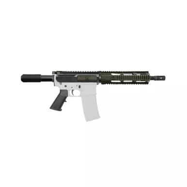 AR-15 5.56 NATO 10" PISTOL KIT WITH 10" HANDGUARD - CERAKOTE OD GREEN