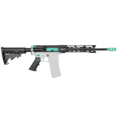AR-15 5.56 NATO 16" CARBINE KIT 10" M-LOK HANDGUARD - CERAKOTE ROBINS EGG