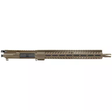 AR-15 5.56 NATO 16" CARBINE UPPER ASSEMBLY WITH 15" M-LOK SUPER SLIM FREE FLOAT HANDGUARD - CERAKOTE LEMON ZEST