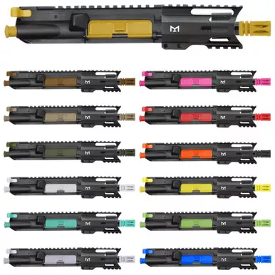 AR-15 5.56 NATO 5'' PISTOL FORGED UPPER WITH 4'' HANDGUARD AND BCG- Cerakote Colors