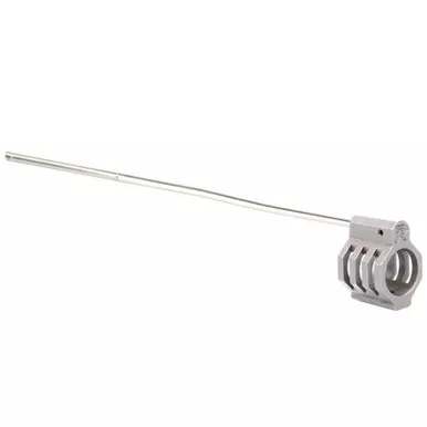 AR-15/AR-10 .750 Low Profile "CAGED" Staniless Steel Gas Block - USA Made - Mid Length Stainless Gas Tube - Assembled
