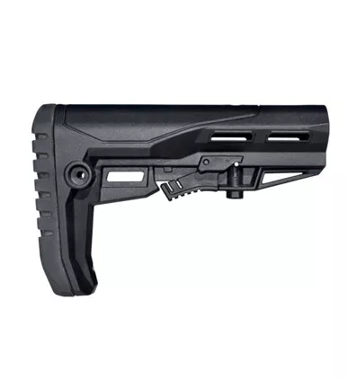 AR-15/AR-10 Mil-Spec Enhanced Stock with Screwed, Rubberized Recoil Pad
