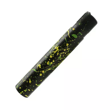 AR-15 Pistol Buffer Tube - Base Black - Pattern - Highland Green - Lemon Zest - Zombie Green - Cerakote Splatter