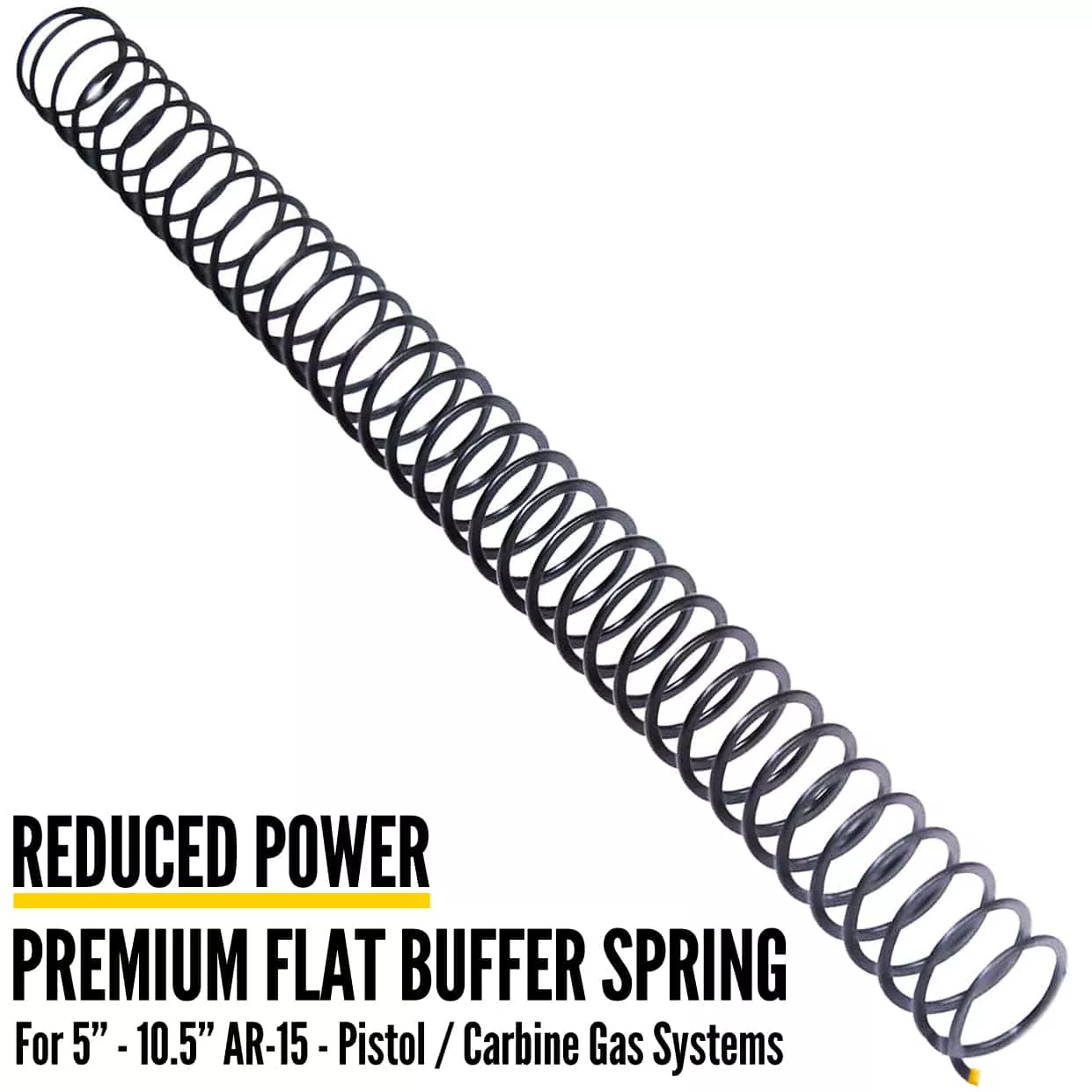 AR15 Premium Flat Buffer Spring (Reduced Power)
