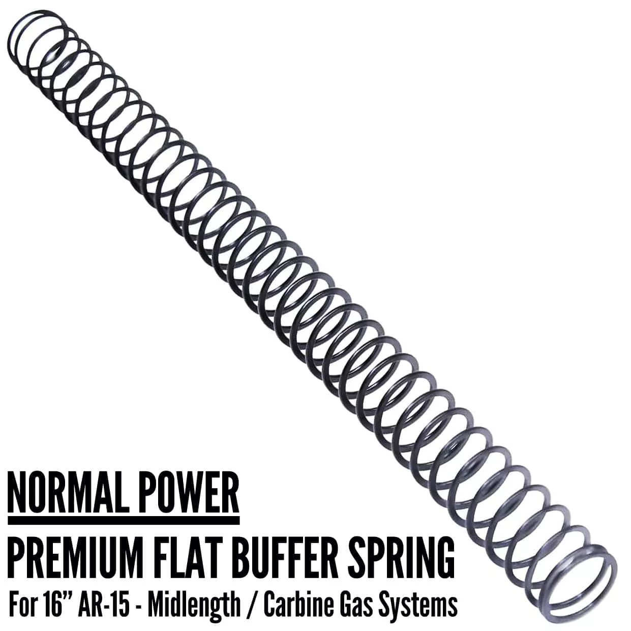 AR15 Premium Flat Buffer Spring (Regular Power) (SPRING ONLY)