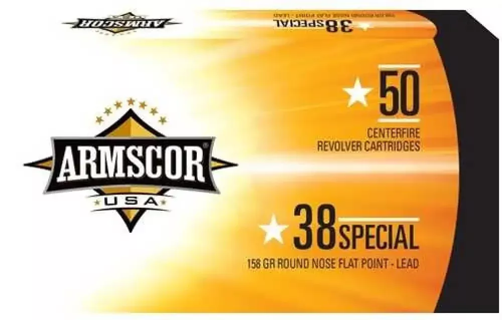 Armscor .38 Special Ammunition: Powerhouse Performance Round Nose Flat