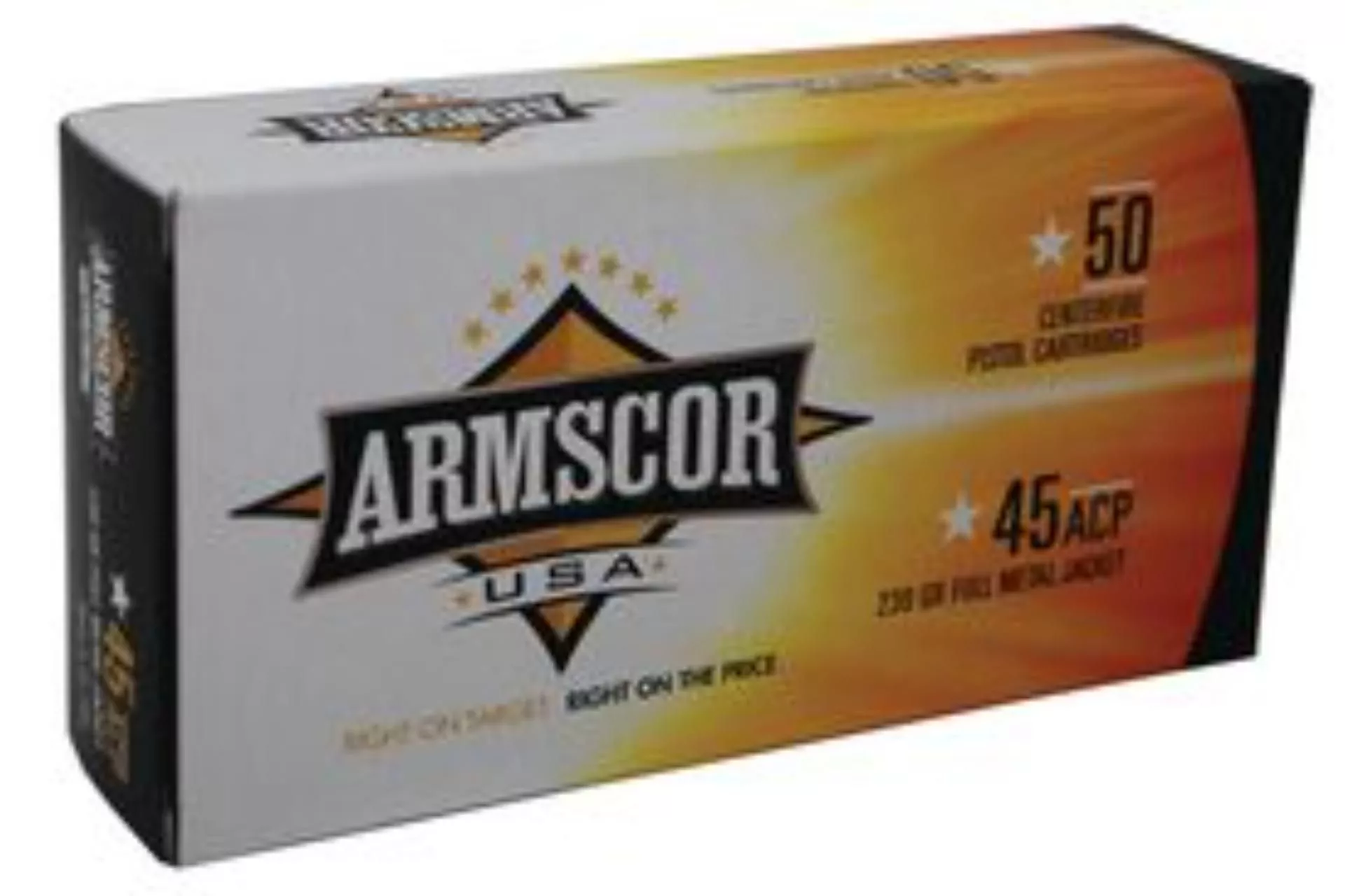 Armscor FAC45-12N 45 ACP 230 Grain Full Metal Jacket Handgun Ammo – 1000 Rounds – FAC45-12N