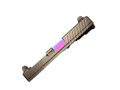 Assembled Combat RMR Slide for Glock 19 Gen 3 — Oil Slick Ported Barrel, Tall Sights