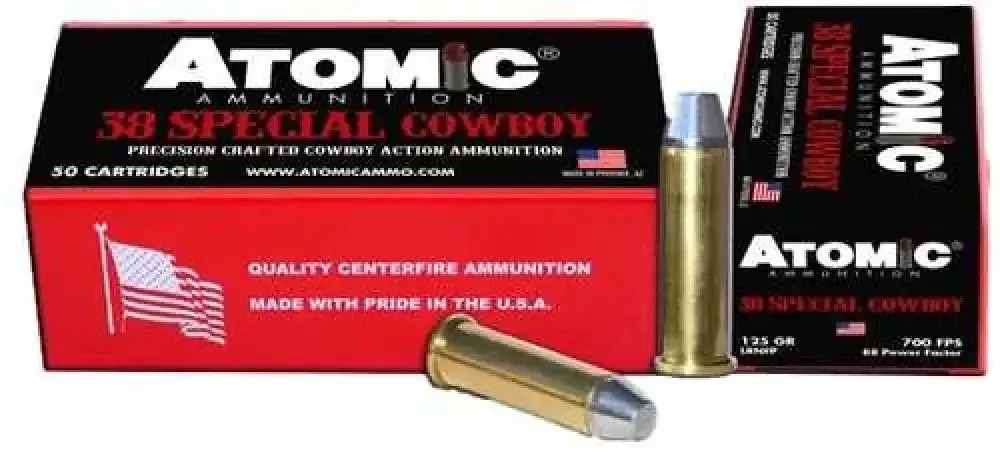 Atomic 38 Special Grain Lead Ammo for Target Shooting