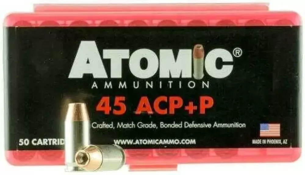 Atomic 45 Acp Rounds Ammunition: Explosive Stopping Power