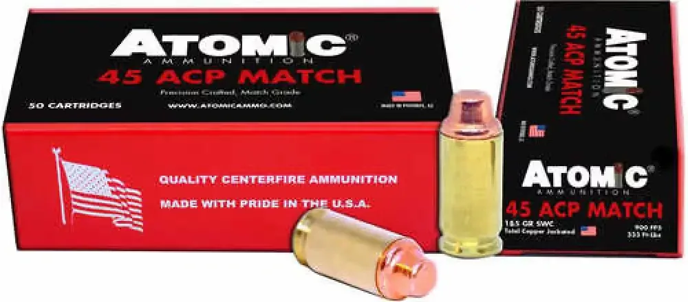 Atomic Gold Tip Wadcutter Ammo Precision Performance