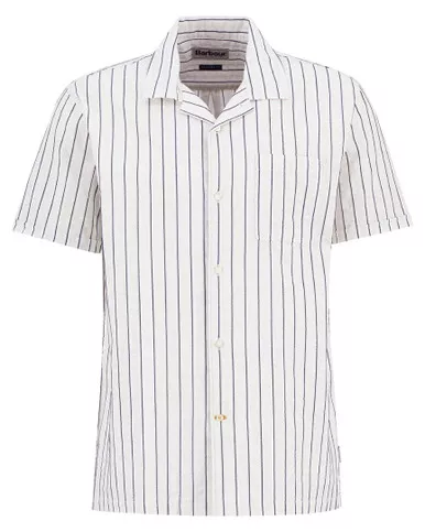 Barbour Park Seersucker Striped Short-Sleeved Shirt