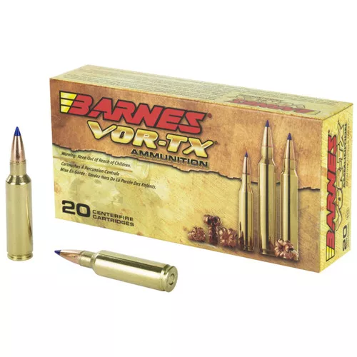 Barnes Vor-TX Hyper Velocity Centerfire Ammunition, 300 WSM, Tipped TSX Boat Tail, 165 Grain – 20 Cartridge Box ( 20 / 1 )