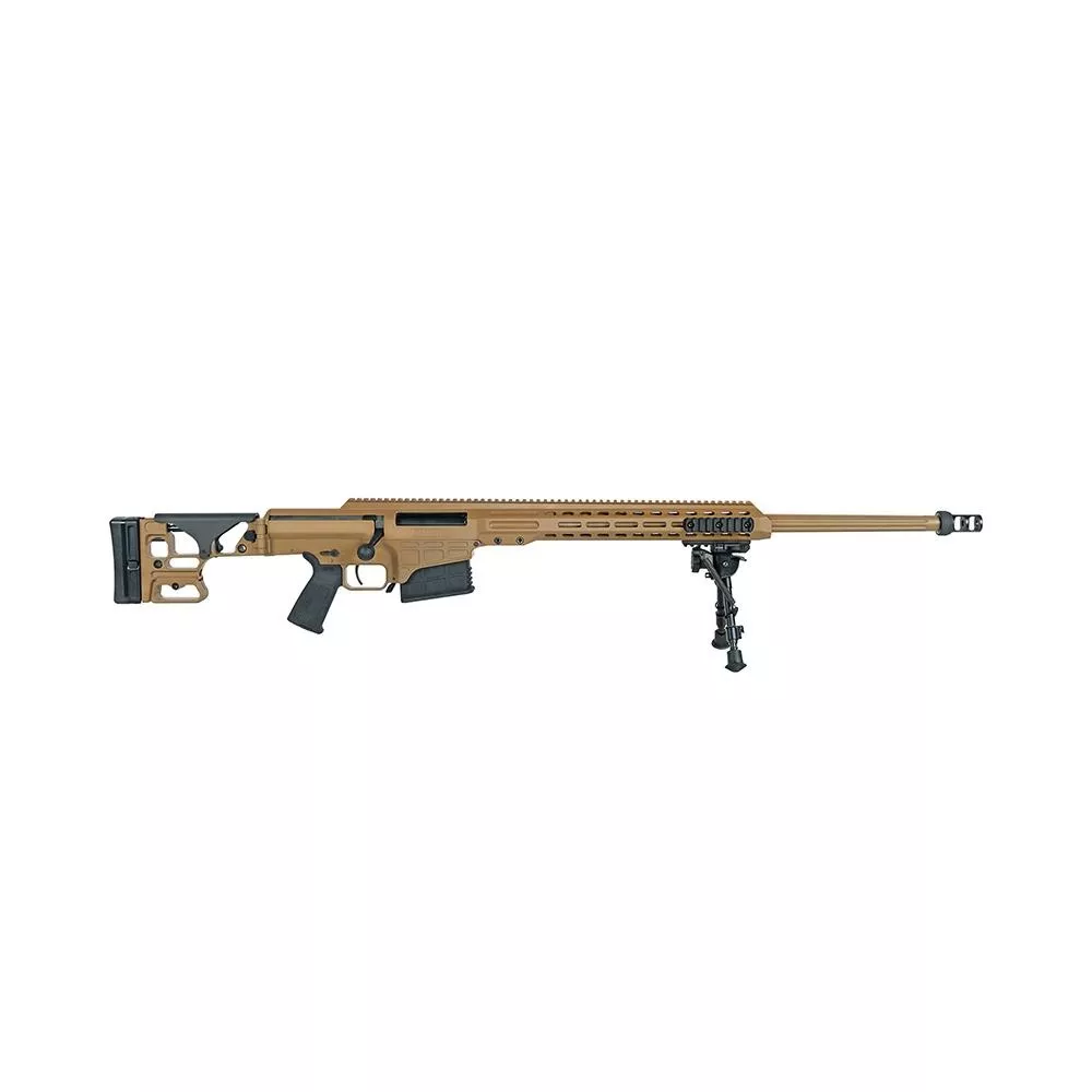 Barrett MK 22 Sniper Rifle .338 Norma Mag 10rd Magazines(2) 27” Fluted Barrel Coyote Brown Finish