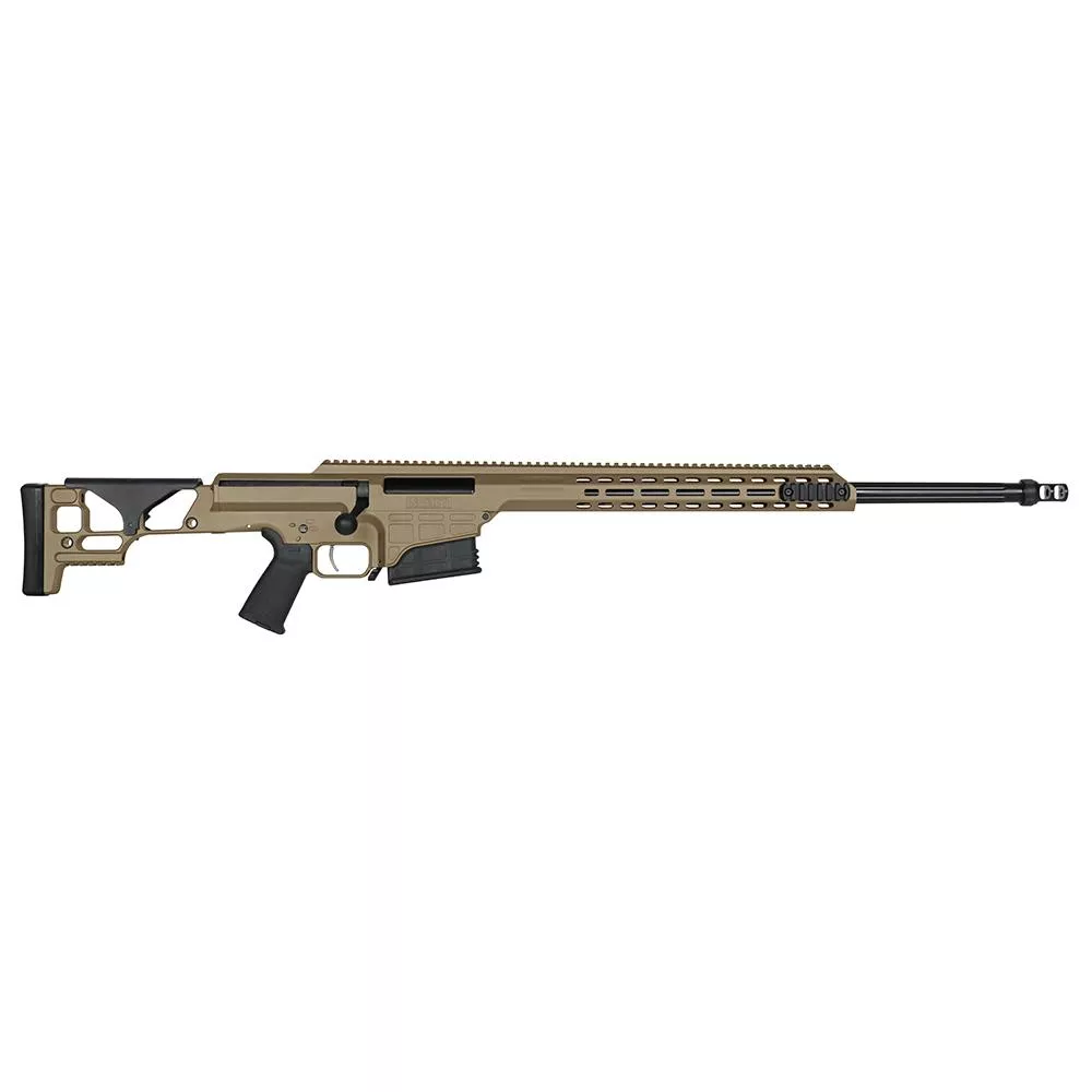 Barrett SMR MRAD Fixed Stock Rifle .308 Win 10rd Magazine(1) 24′ Fluted Barrel FDE Finish