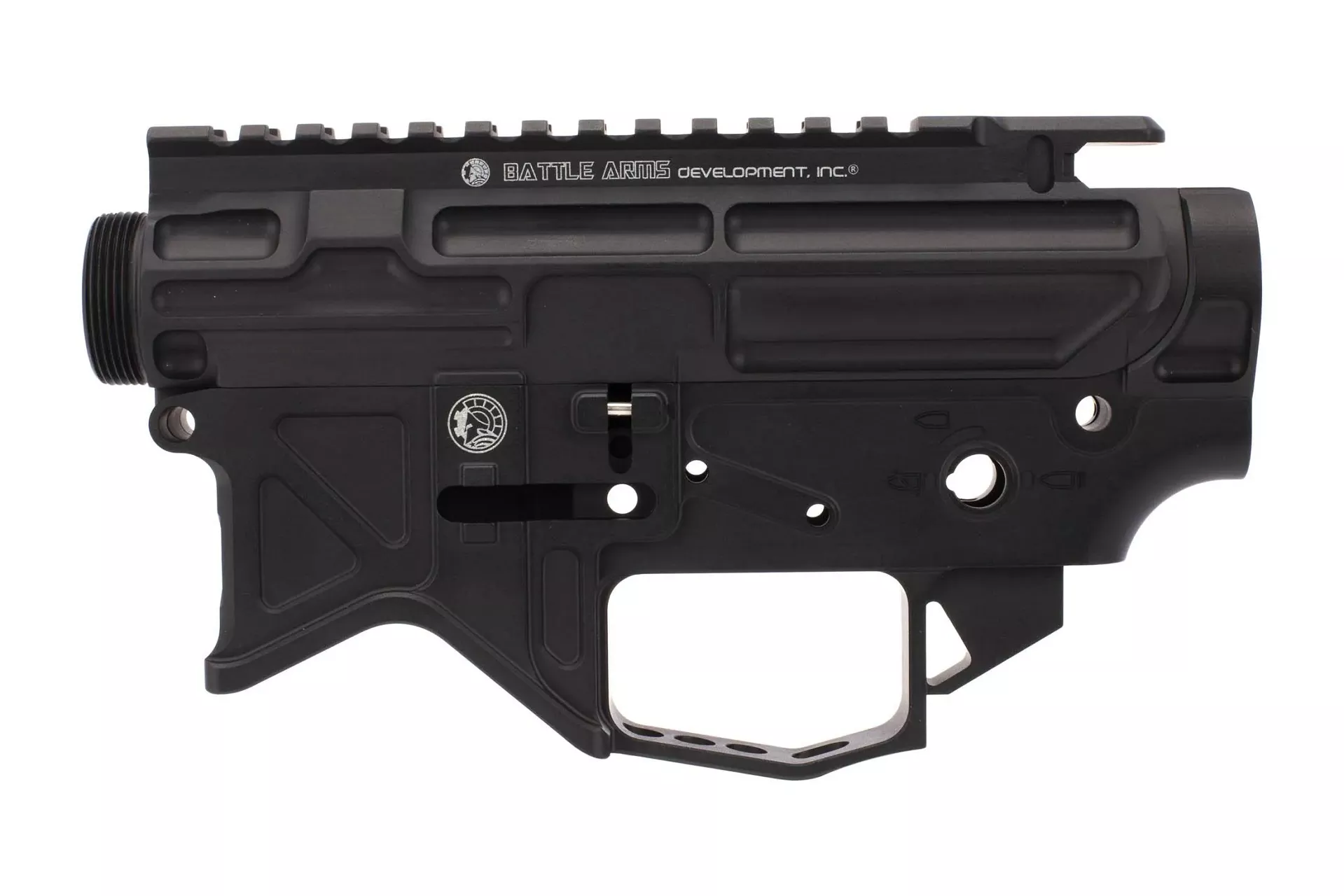 Battle Arms BATTLEARMS Ambidexterious Lower 7075-T6 Billet Receiver Set – Black Anodized Finish – BAD556-SET